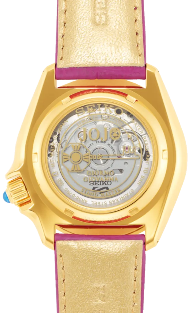Seiko X Jojo's Bizarre Adventure Giorno Giovanna 5 Sports Limited Edition SBSA036
