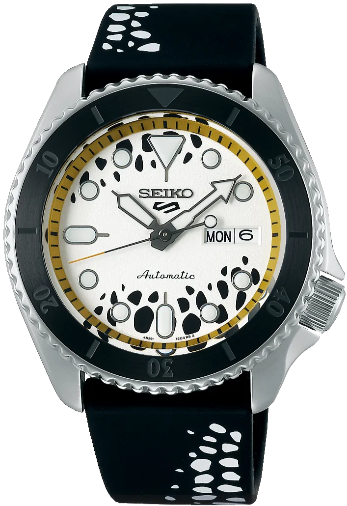 Seiko X ONE PIECE 5 Sports Street Style Automatic Limited Edition "Trafalgar D Water Law" SRPH63