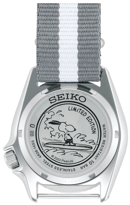 Seiko X PEANUTS 5 Sports 55th Anniversary SKX Sense Style Limited Edition SRPK25