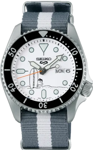 Seiko X PEANUTS 5 Sports 55th Anniversary SKX Sense Style Limited Edition SRPK25