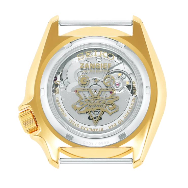 Seiko X Street Fighter V 5 Sports Mechanical Automatic Limited Edition "ZANGIEF" SRPF24