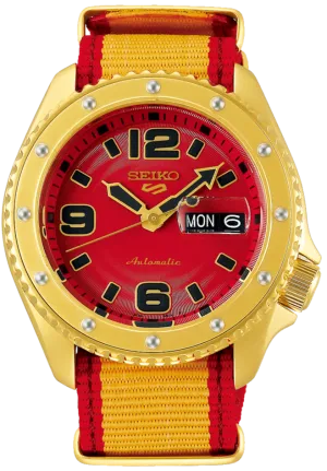 Seiko X Street Fighter V 5 Sports Mechanical Automatic Limited Edition "ZANGIEF" SRPF24