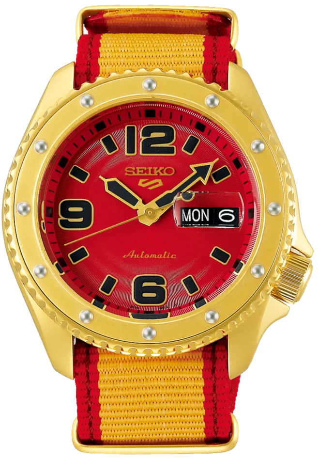 Seiko X Street Fighter V 5 Sports Mechanical Automatic Limited Edition "ZANGIEF" SRPF24