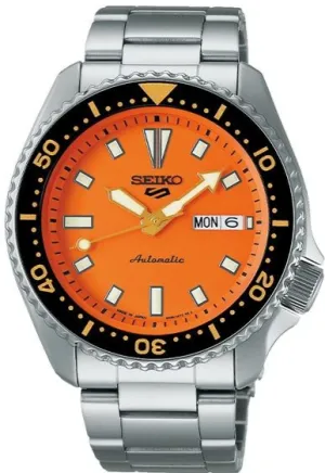 Seiko X TiCTAC 5 Sports SKX Sports Style Limited Edition Automatic "Orange Boy" Reimagine SBSA265