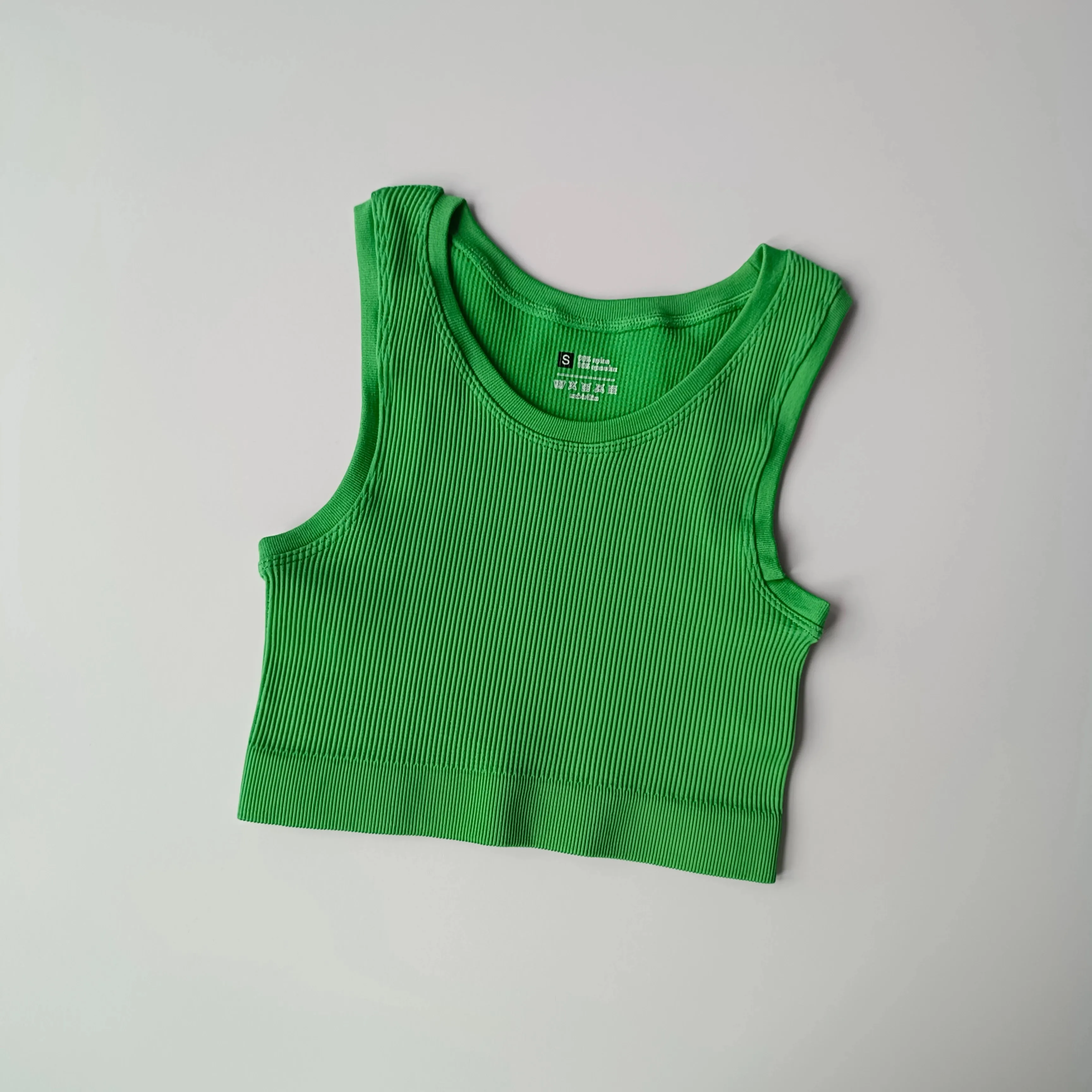 Sexy Women Yoga Gym Sports Vest - Fitness Running Short Vest, Solid Color Knitted Off Shoulder Gym Yoga Top
