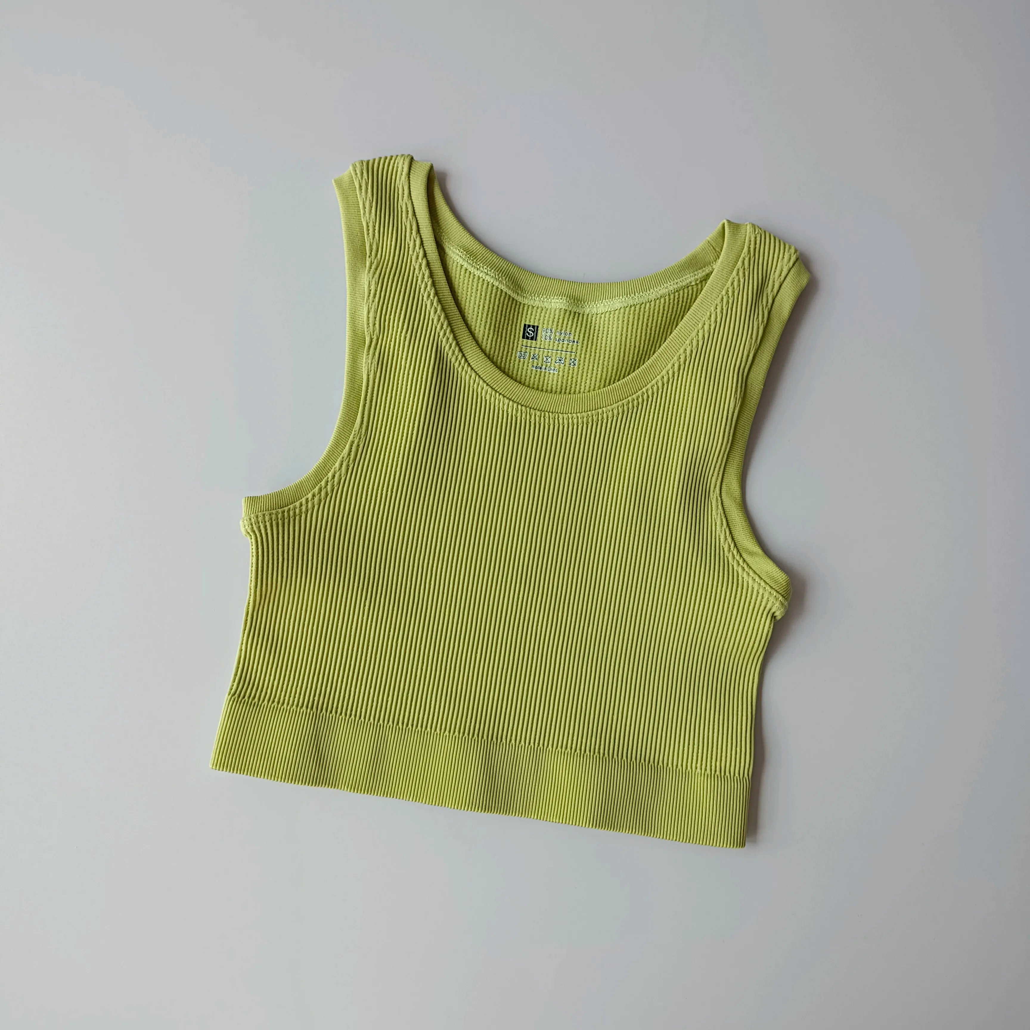 Sexy Women Yoga Gym Sports Vest - Fitness Running Short Vest, Solid Color Knitted Off Shoulder Gym Yoga Top