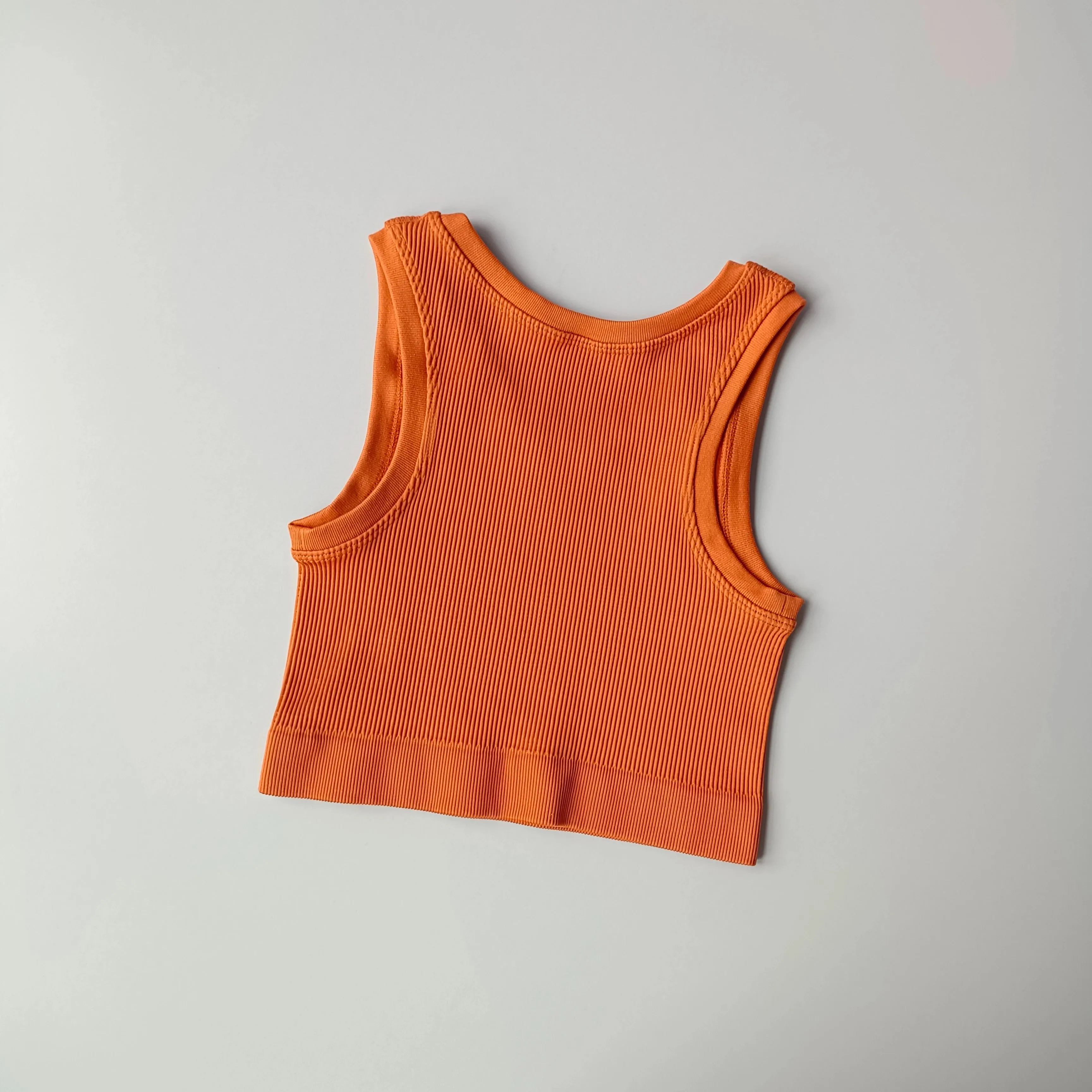 Sexy Women Yoga Gym Sports Vest - Fitness Running Short Vest, Solid Color Knitted Off Shoulder Gym Yoga Top