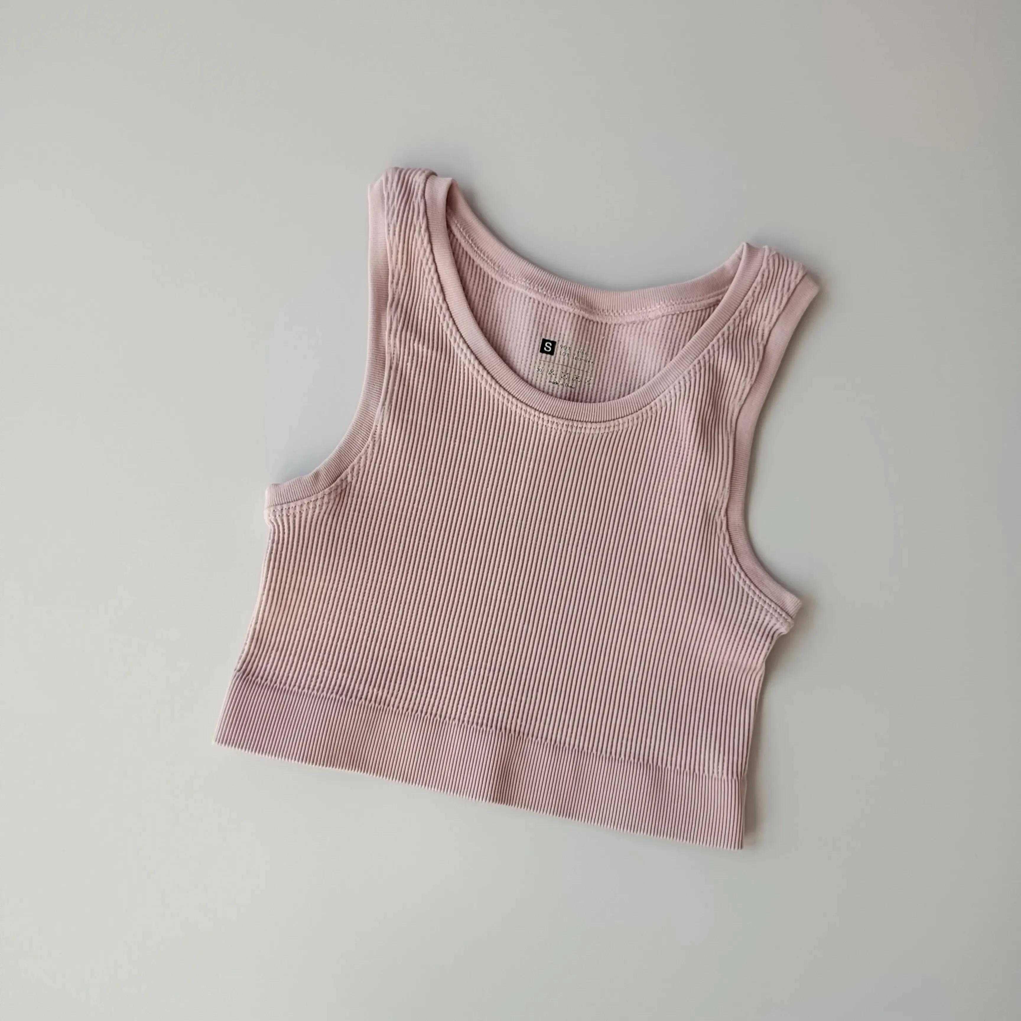 Sexy Women Yoga Gym Sports Vest - Fitness Running Short Vest, Solid Color Knitted Off Shoulder Gym Yoga Top