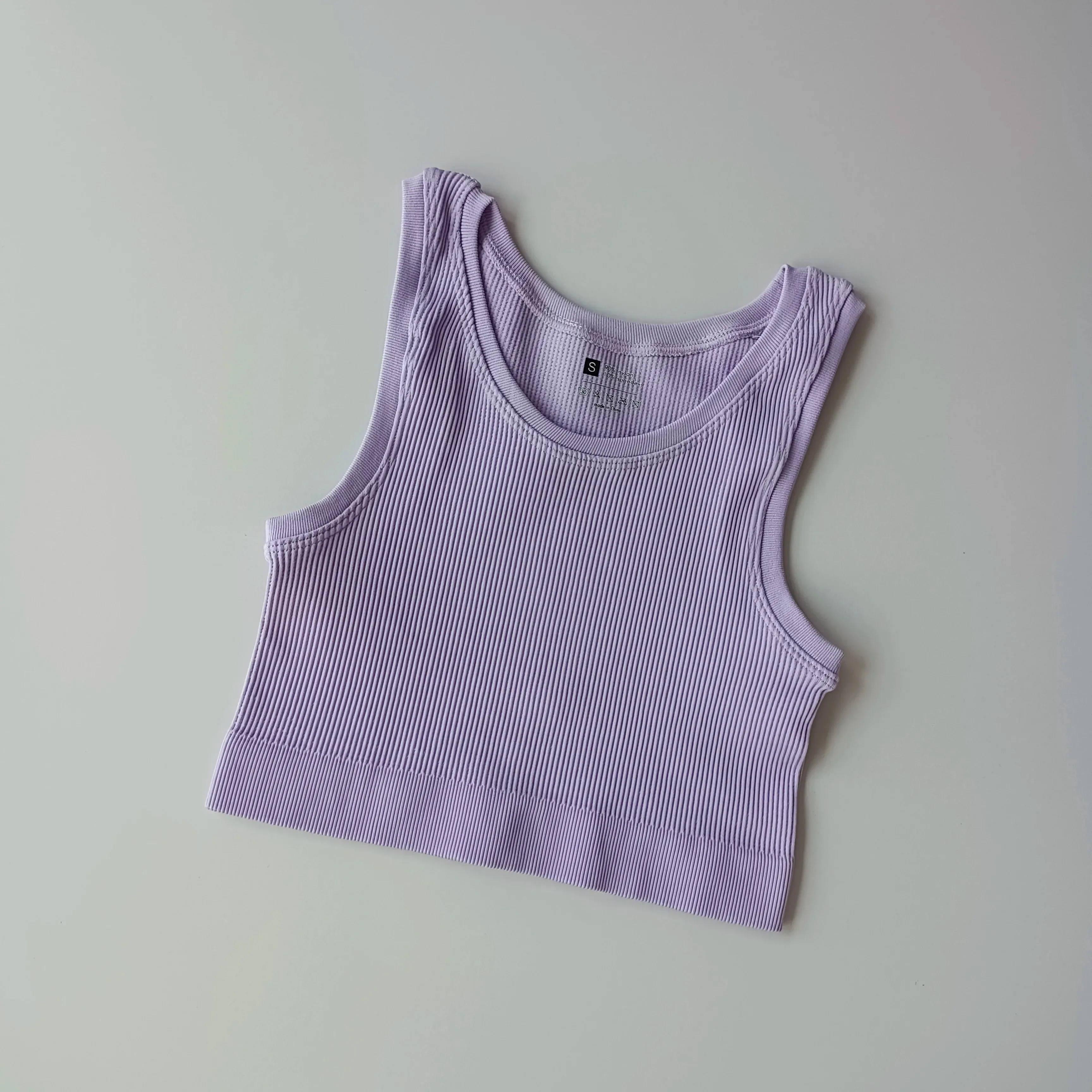 Sexy Women Yoga Gym Sports Vest - Fitness Running Short Vest, Solid Color Knitted Off Shoulder Gym Yoga Top