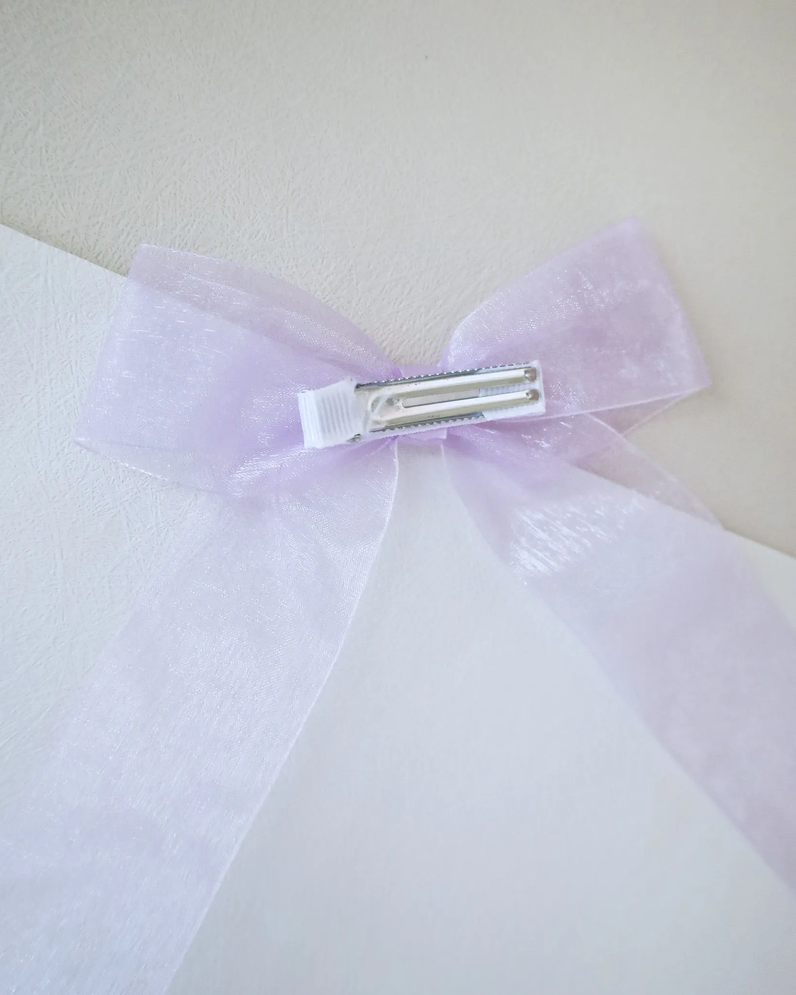 Sheer Organza Long Tail Hair Bows