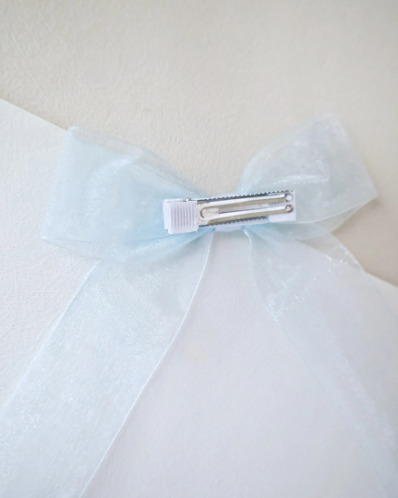 Sheer Organza Long Tail Hair Bows