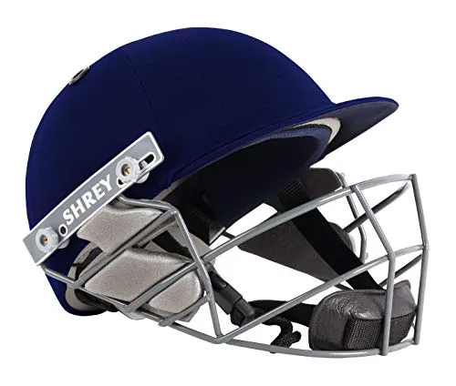 SHREY Star Junior Steel Royal Blue Cricket Helmet