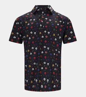SKULLZ POLO - BLACK