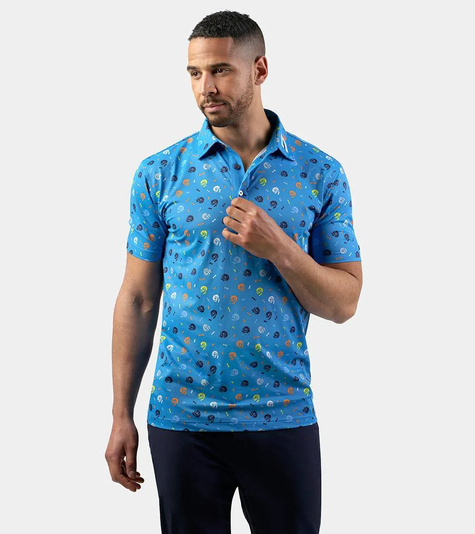 SKULLZ POLO - BLUE
