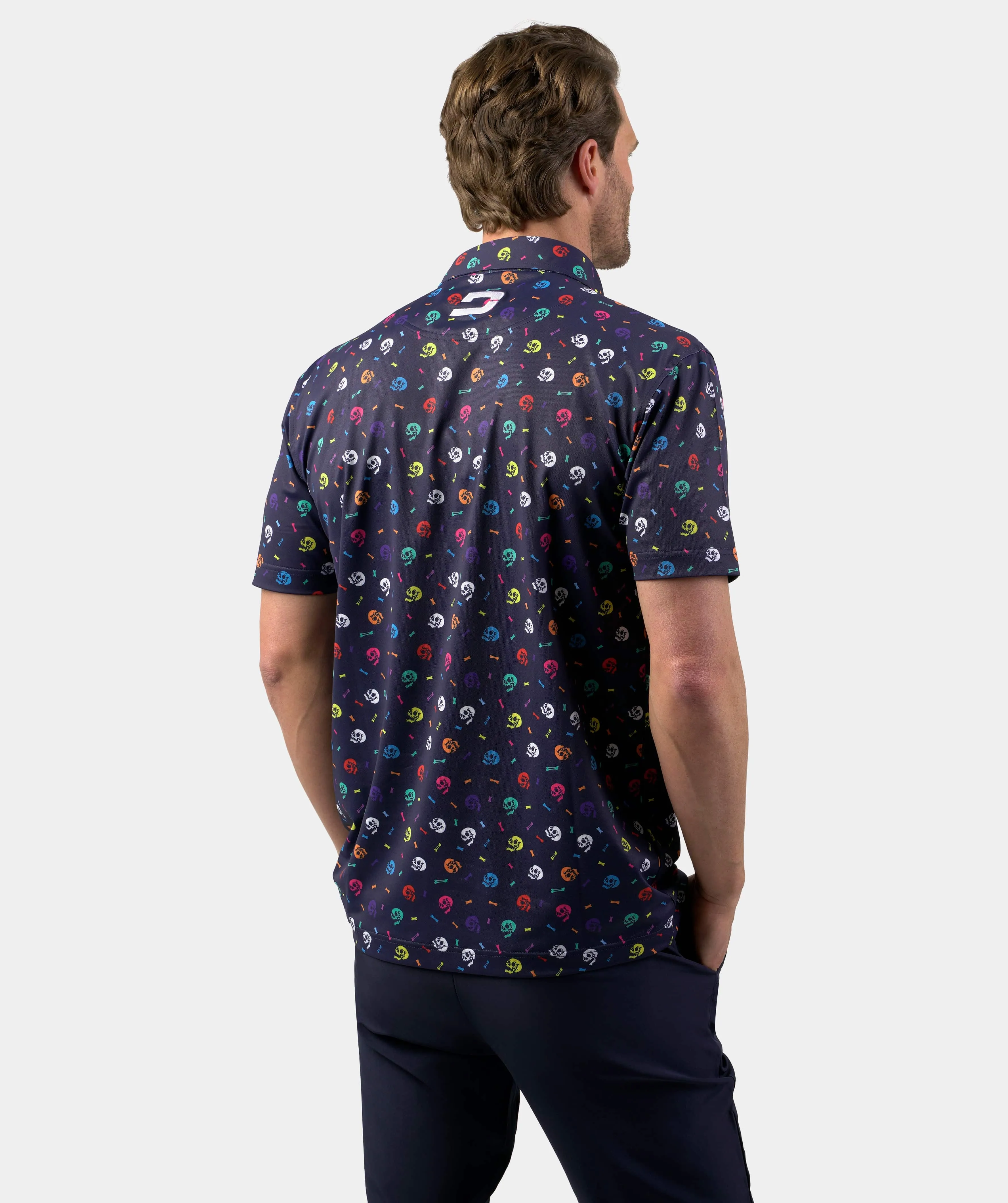 SKULLZ POLO - NAVY