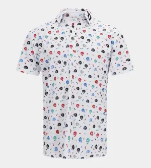 SKULLZ POLO - WHITE