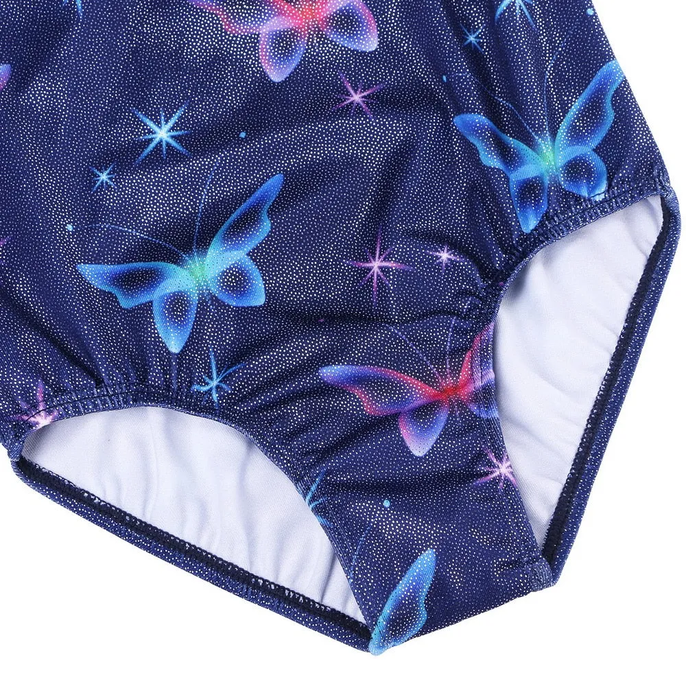 Sleeveless Butterfly Gymnastics Leotard