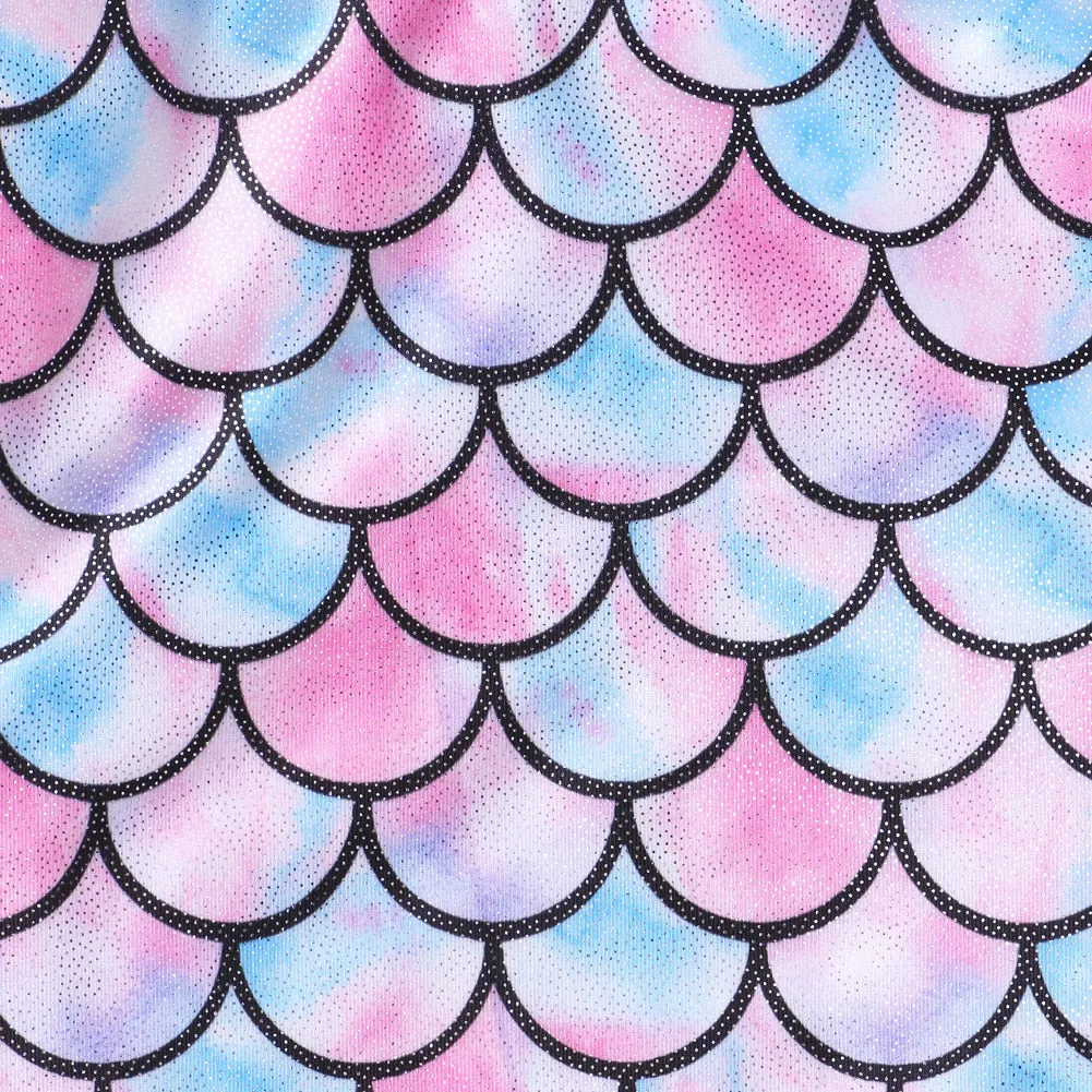 Sleeveless Mermaid Gymnastics Leotard