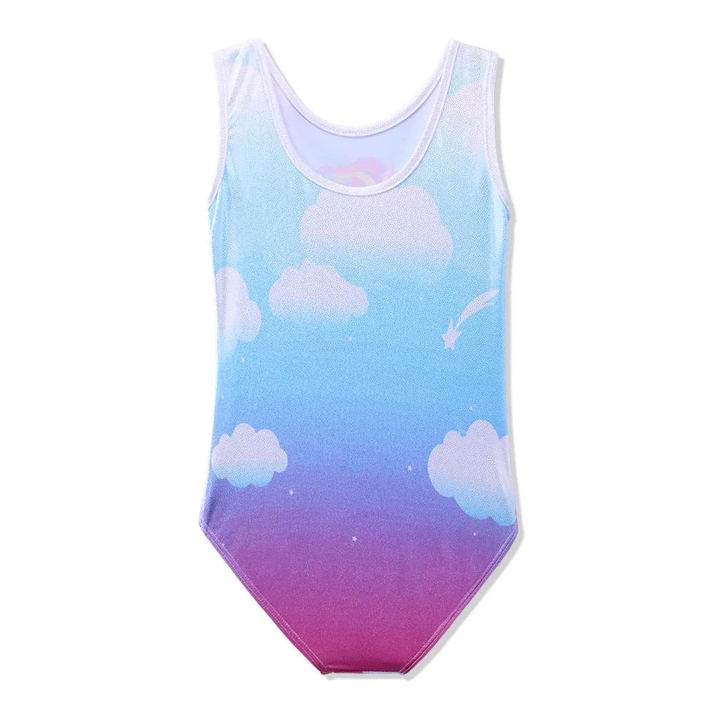 Sleeveless Unicorn Gymnastics Leotard