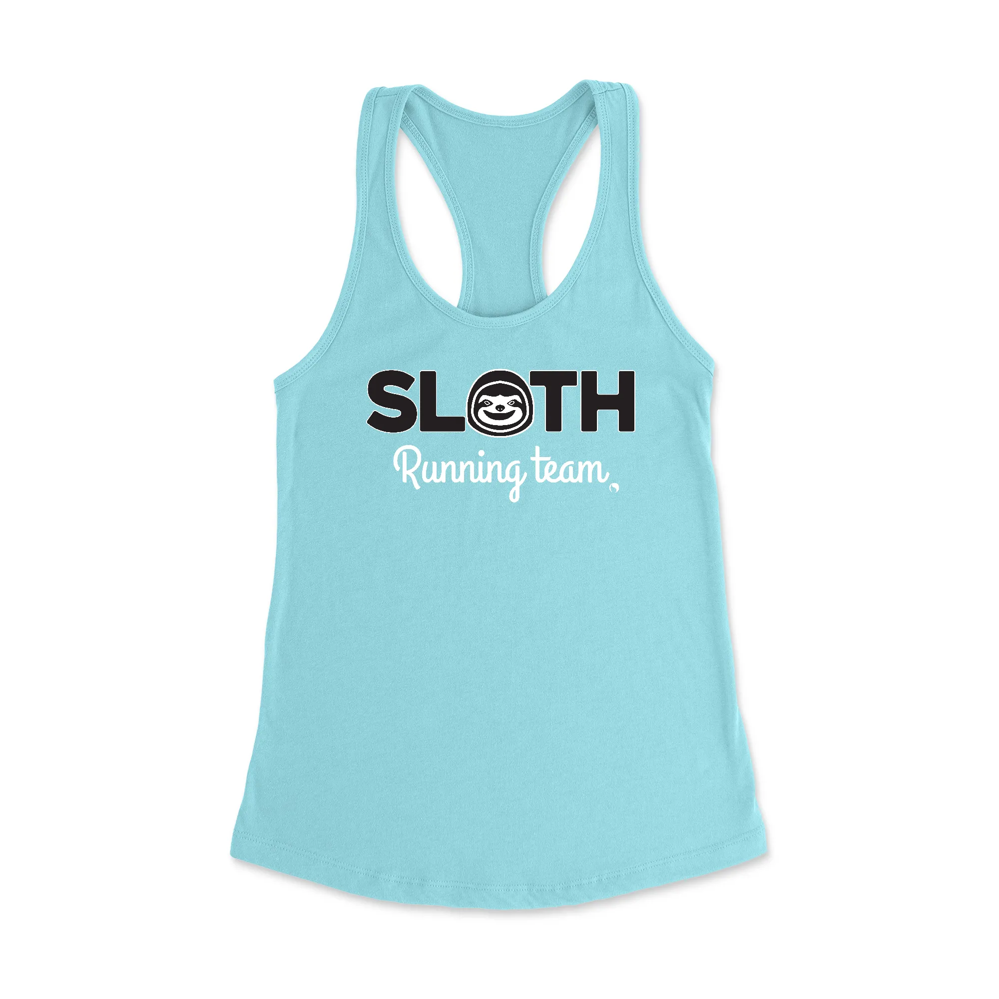 Sloth Running Racerback Tank Top
