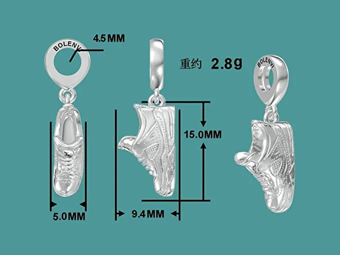 Sneaker Runner Marathon Dangle Pendant