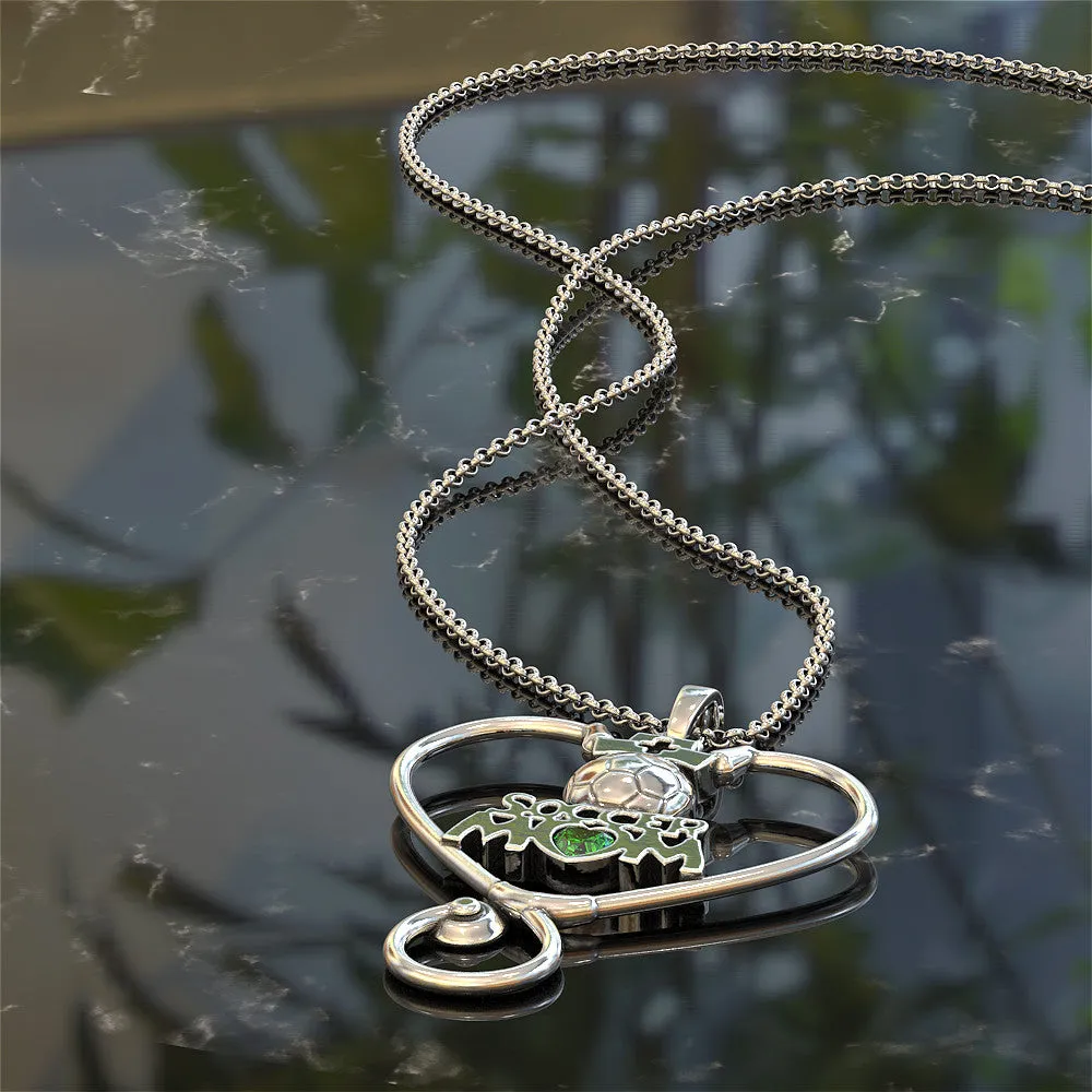 Soccer Nurse Mom Necklace