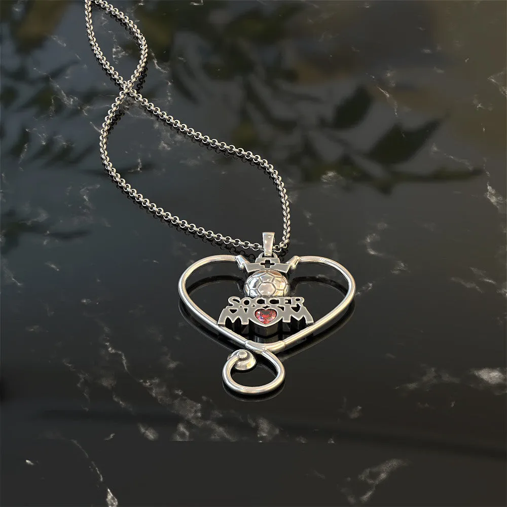 Soccer Nurse Mom Necklace