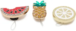 SparklyFruit Sandal Backer 3pc Jibbitz Pack