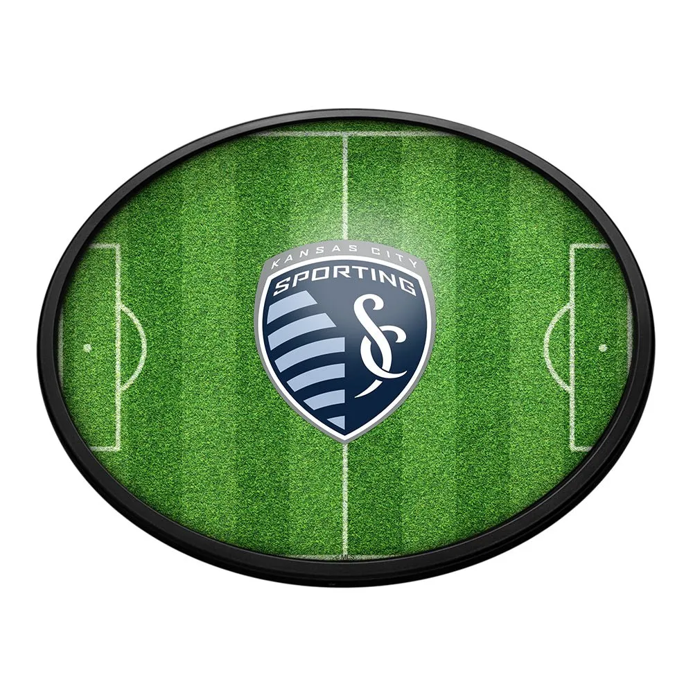 Sporting Kansas City: Pitch - Oval Slimline Lighted Wall Sign