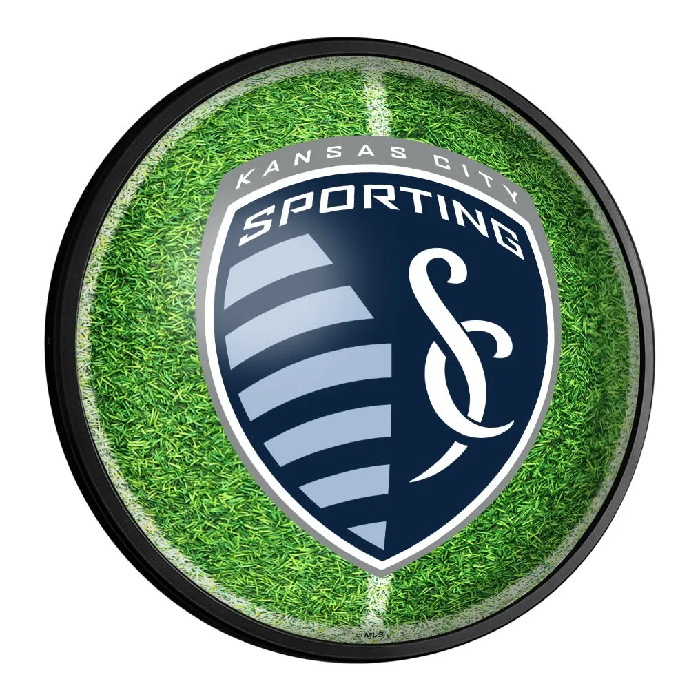 Sporting Kansas City: Pitch - Round Slimline Lighted Wall Sign