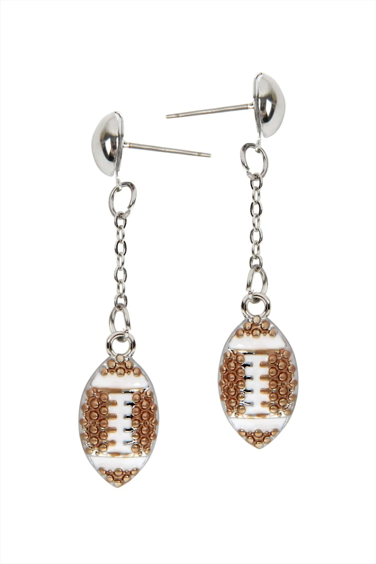 SPORTS POST DROP EARRINGS