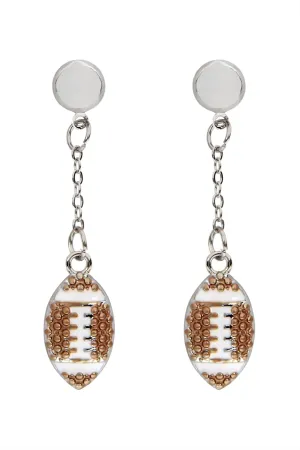 SPORTS POST DROP EARRINGS