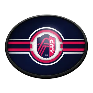 St. Louis CITY SC: Oval Slimline Lighted Wall Sign