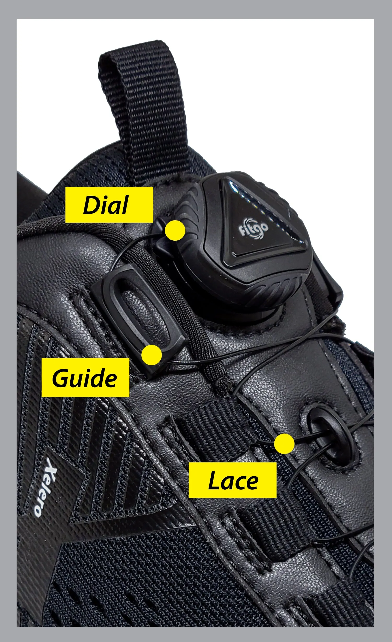 Steadfast Men's FitGo Black X52860