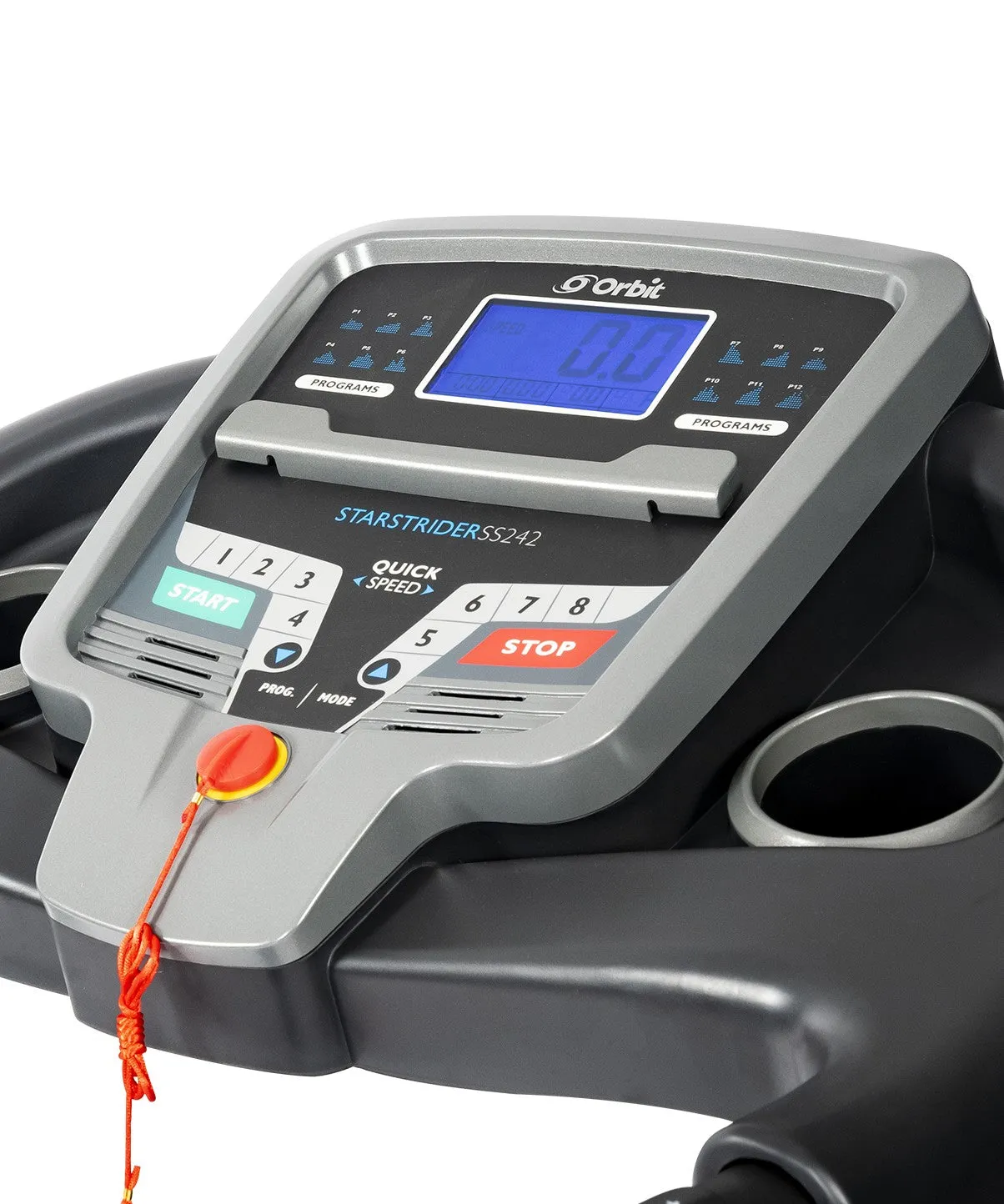 Steady Strider Treadmill with Safety Rails