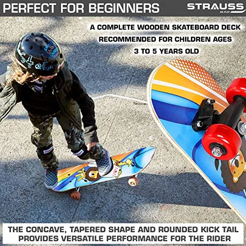 Strauss Lion Kids Skateboard, Age 3-5 Years