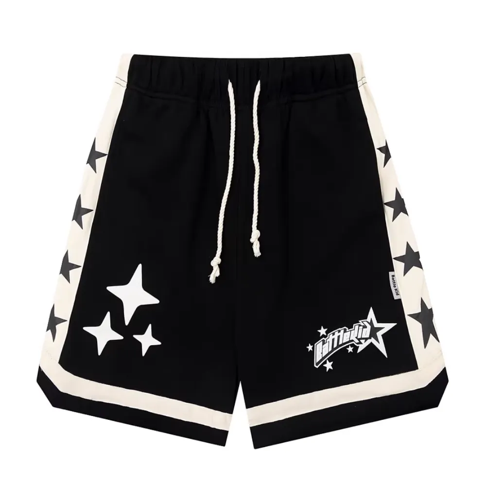 【Subscription】Urban Stars Graphic Basketball Cotton Shorts