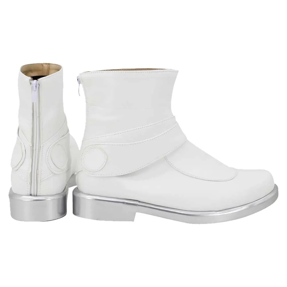 SW Obi-Wan Kenobi Movie Character Cosplay White Shoes Boots