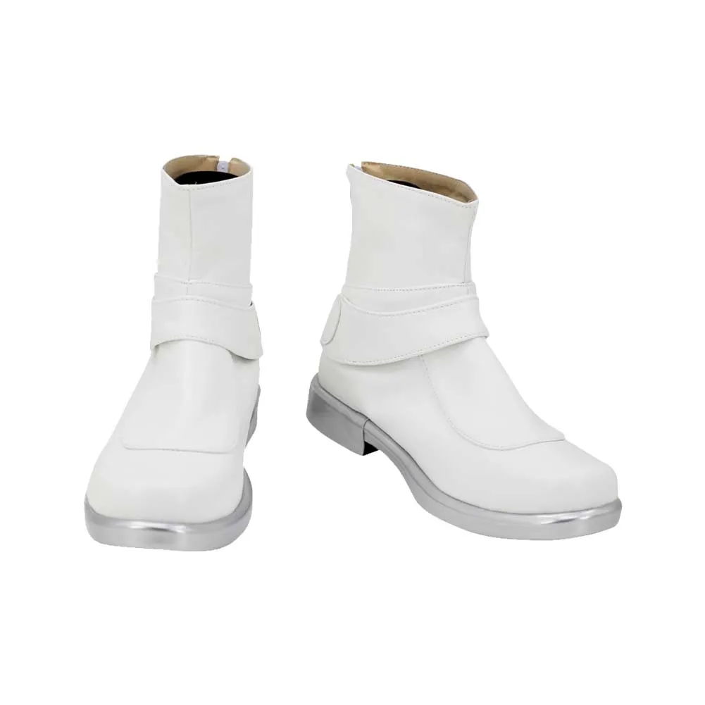 SW Obi-Wan Kenobi Movie Character Cosplay White Shoes Boots