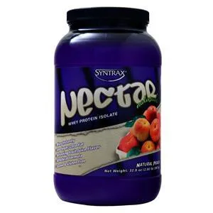 Syntrax Nectar Whey Protein Isolate - Natural Natural Peach 2 lbs