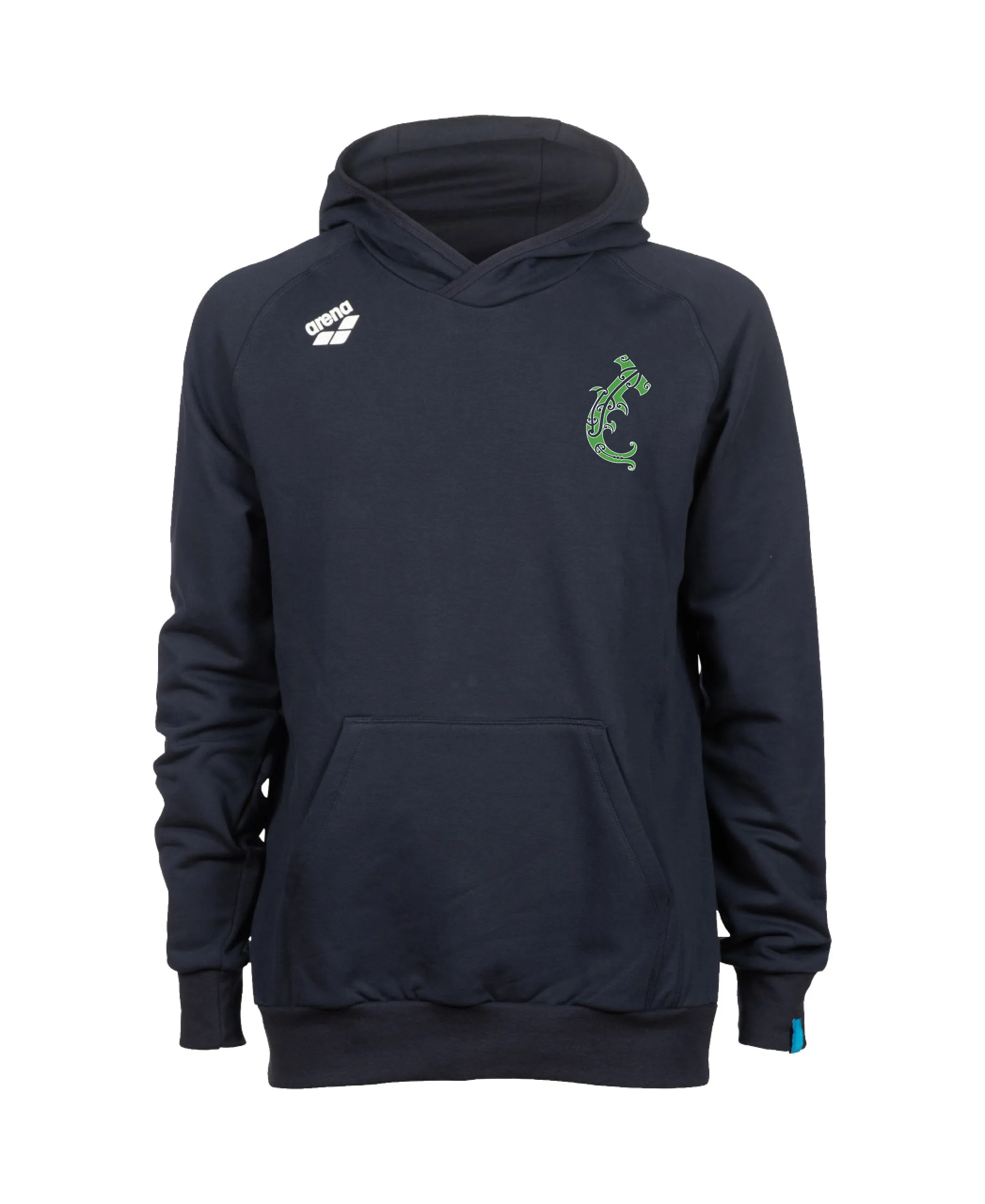 Te Arawa Unisex Hooded Panel Sweatshirt - Navy