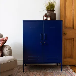 The Midi Double Door Locker Cabinet (Navy)