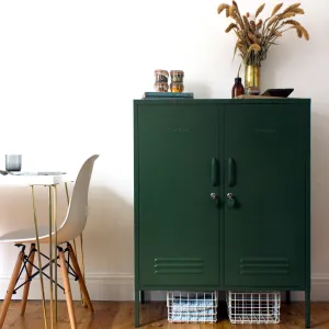 The Midi Double Door Locker Cabinet (Olive)