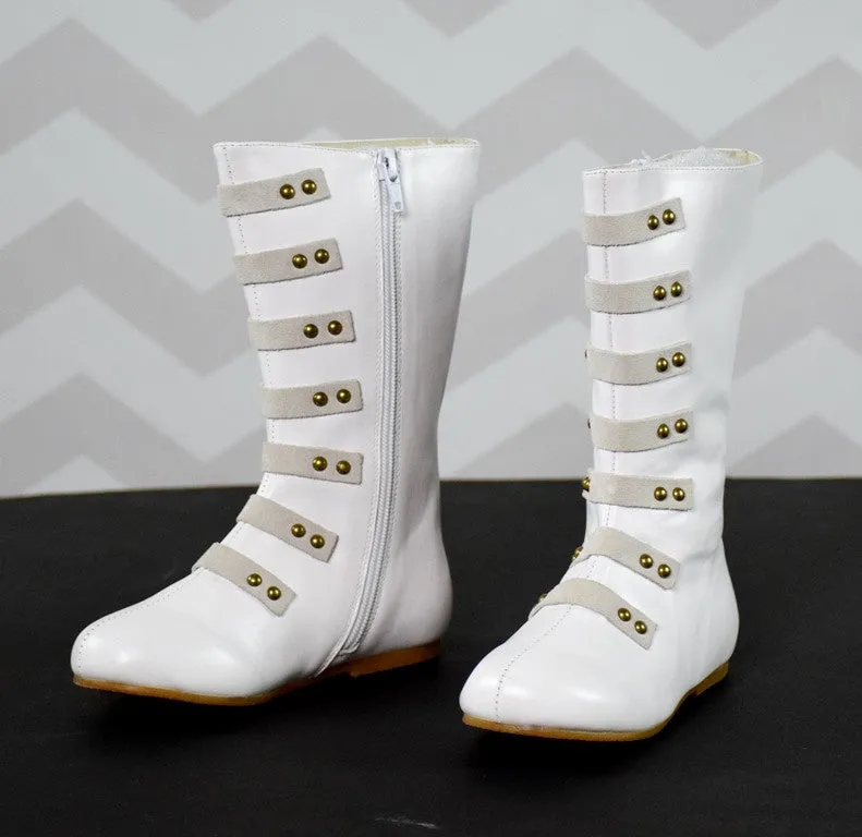 The Stella Leather Boot - Off White