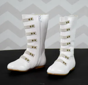 The Stella Leather Boot - Off White