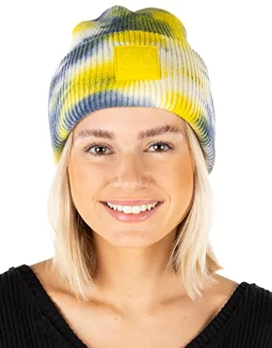 Tie Dye Cuffed Beanie by Funky Junque