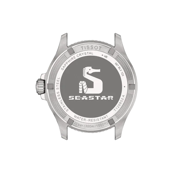 Tissot Seastar 1000 Quartz GMT Black Dial 40mm Stainless Watch T120.852.17.051.00