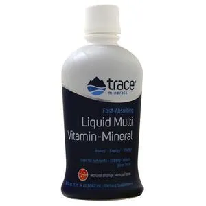 Trace Minerals Research Liquid Multi Vitamin-Mineral Natural Orange Mango 30 fl.oz
