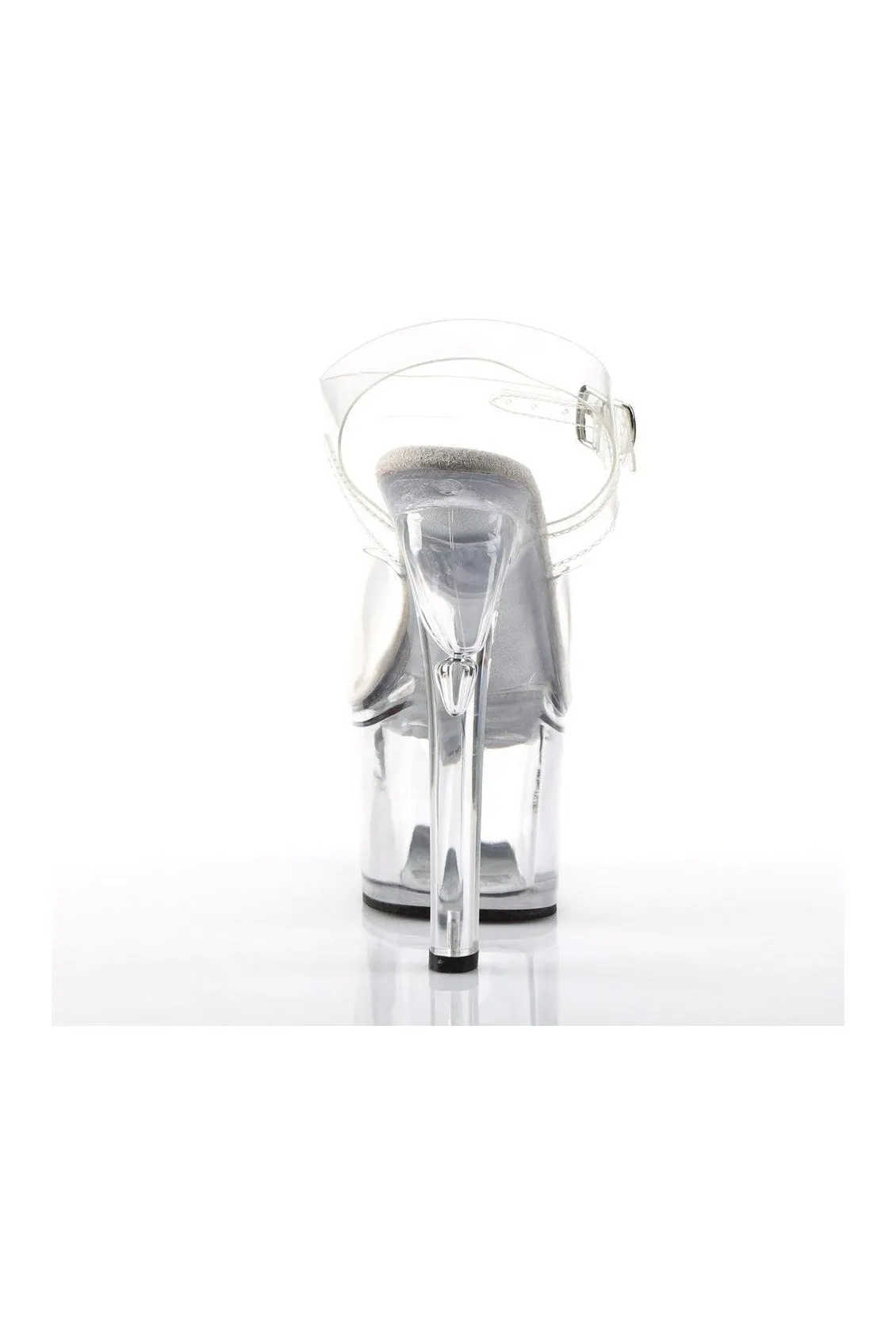 TREASURE-708 Exotic Sandal | Clear Vinyl
