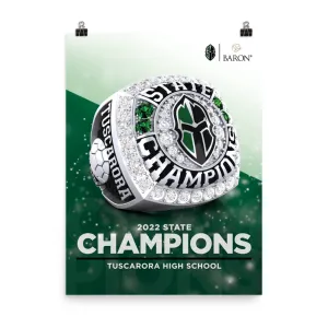 Tuscarora High School Soccer 2022 Championship Poster
